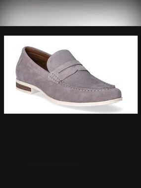 New Madden NYC Men's Clay Loafer Size 7 Men's Grey Suede Penny Loafers